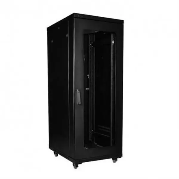 رک ایستاده 27 یونیت در عمق های 80 و 100 سانتی متر با درب شیشه ای متا الکترونیک Mata Electronic 27Unit 80cm Deep Standing Rack