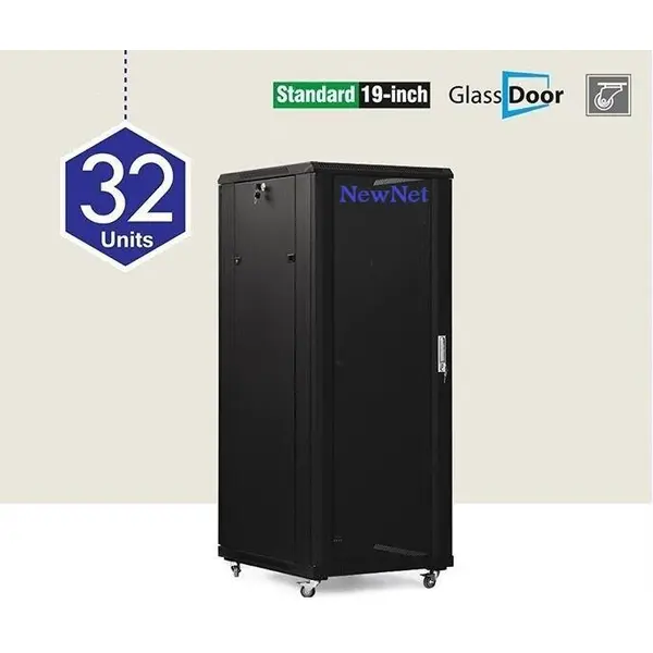 رک سرور 32 یونیت ایستاده عمق100 اچ پی آی Rack32Unit *100 - HPI - 3