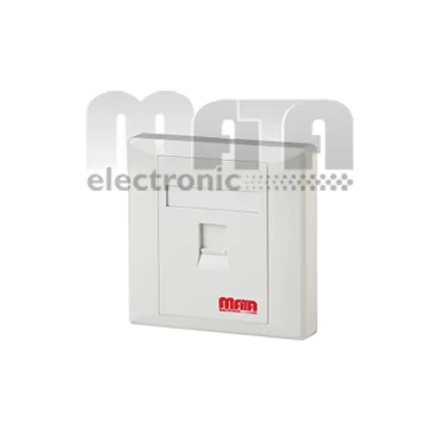 فیس پلیت تک پورت 45 Degree متا الکترونیک Mata Electronic Face Plate 1Port 45 MataElectronic