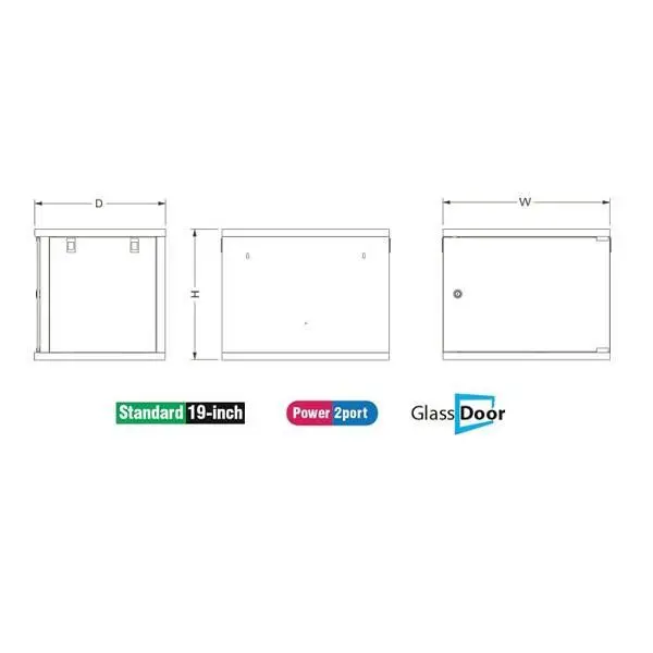 رک 9 یونیت عمق 45 اچ پی ای Rack 9 Unit *45 HPA