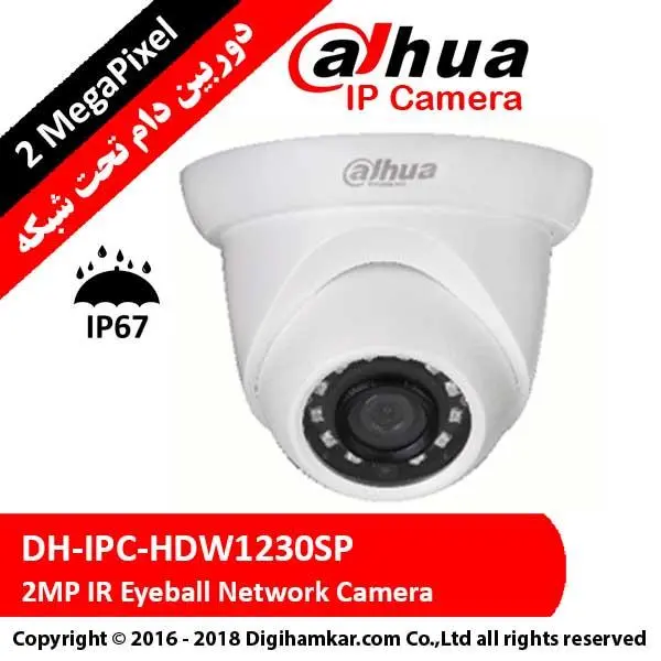 دوربین مداربسته تحت شبکه دام داهوا مدل DH-IPC-HDW1230SP دوربین مداربسته تحت شبکه دام داهوا مدل DH-IPC-HDW1230SP