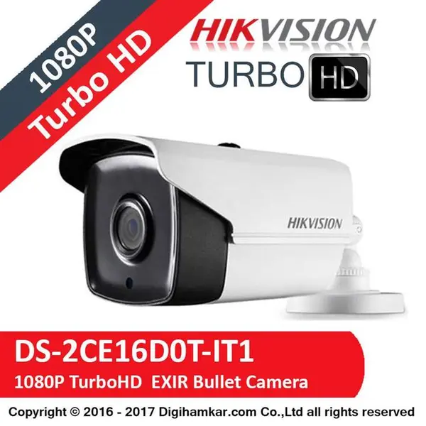 دوربین تحت شبکه هایک ویژن مدل DS-2CE16D0T-IT1 Hikvision DS-2CE16D0T-IT1 Network Camera