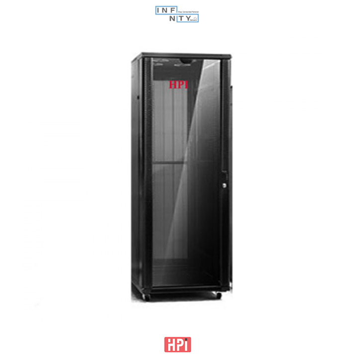 رک سرور ۳۷ یونیت اچ پی ای HPI-I3710HP HPI 37Unit 100cm Deep HPI 3710 Standing Server Rack