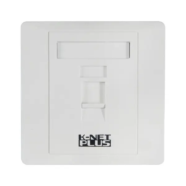 فیس پلیت کی نت پلاس مدل KP-N1138 Knet Plus KP-N1138 Knet Plus One port Face Plate