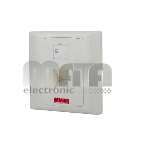 فیس پلیت تک پورت متا الکترونیک Mata Electronic FacePlate 1Port MataElectronic