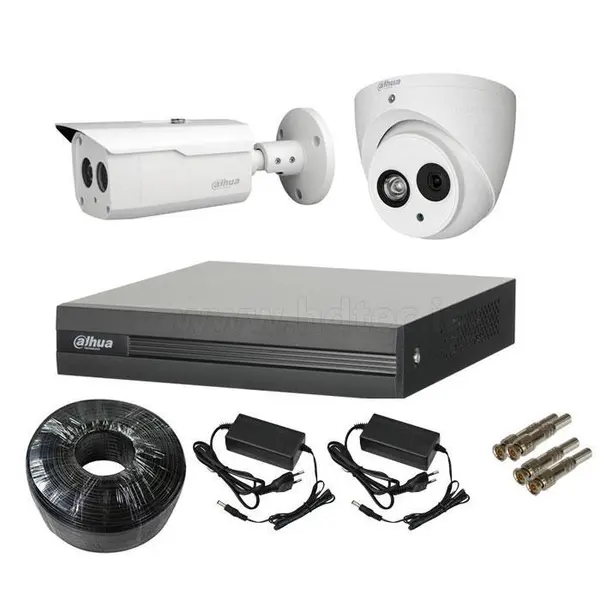 پکیج ۲ دوربین داهوا ۱۲۰۰BP-EMP-A Dahua CCTV Camera Package 1200BP-EMP-A