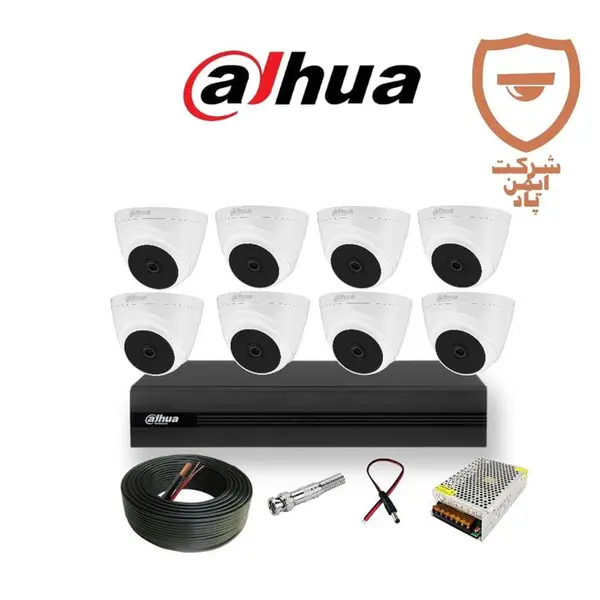 پکیج هشت عددی دوربین داهوا مدل DH_HAC_T1A21P
