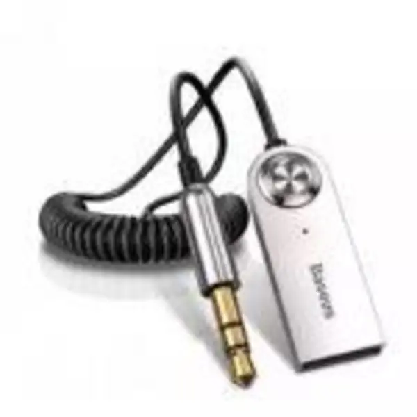 گیرنده بلوتوث موزیک باسئوس A01 USB Wireless Bluetooth 5/0 AUX adapter jack cable black