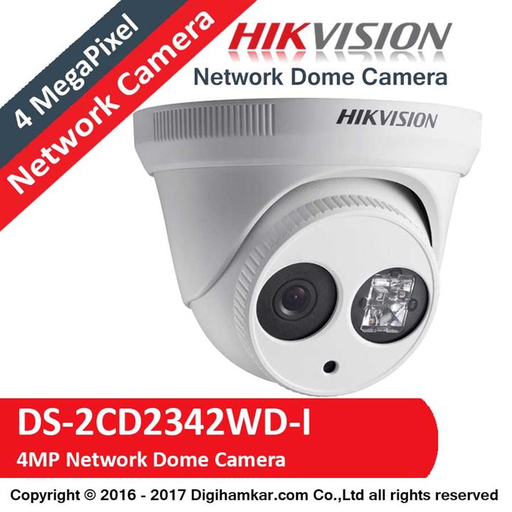 دوربین مدار بسته هایک ویژن مدل DS-2CD2342WD-I Hikvision DS-2CD2342WD-I 4MP Network outdoor IP Camera