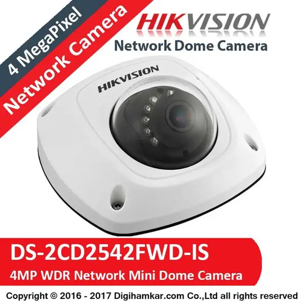 دوربین مدار بسته هایک ویژن مدل DS-2CD2542FWD-IS Hikvision DS-2CD2542FWD-IS 4MP Network Mini Dome Camera - 3
