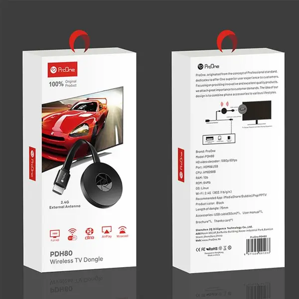 دانگل HDMI پرووان مدل PDH80 ProOne PDH80 HDMI Dongle