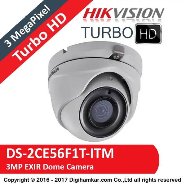 دوربین مداربسته آنالوگ دام هایک ویژن TurboHD مدل DS-2CE56F1T-ITM - 5