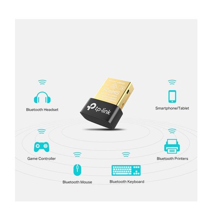 دانگل بلوتوث USB تی پی لینک مدل UB400 TP-Link UB400 Bluetooth 4.0 Nano USB Adapter