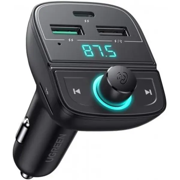 بلوتوث ugreen شارژ سریع خودرو پورت USB