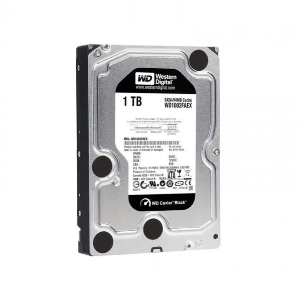 هارد دیسک اینترنال وسترن دیجیتال سری ظرفیت 1 ترابایت Western Digital Black 1TB WD1002FAEX - 3