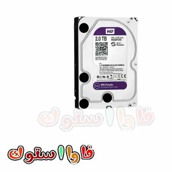 هارد دوربین مداربسته وسترن دیجیتال 2TB WD20PURX - 2