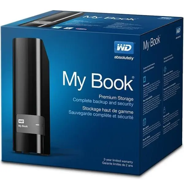 هارد دیسک وسترن دیجیتال مای بوک ظرفیت 2 ترابایت Western Digital My Book External Hard Drive - 2TB - 5