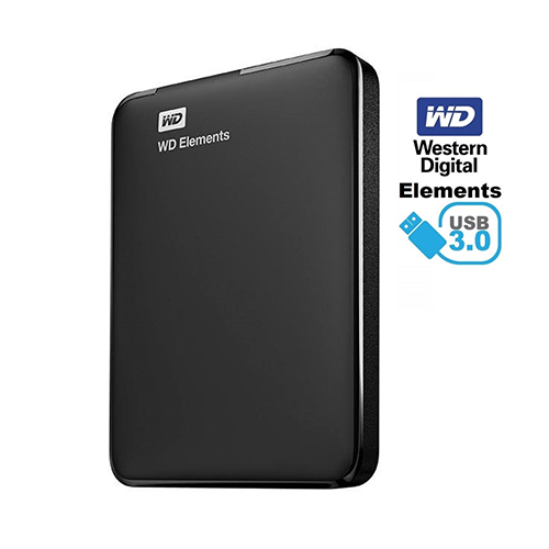 هارد دیسک وسترن دیجیتال مدل المنتز ظرفیت 500 گیگابایت Western Digital Elements External Hard Drive - 500GB
