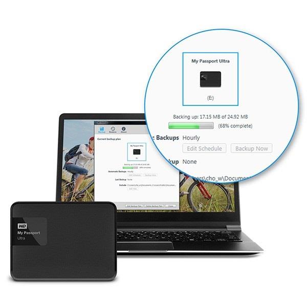 هارد دیسک اکسترنال وسترن دیجیتال مدل مای پاسپورت آلترا ظرفیت 500 گیگابایت Western Digital My Passport Ultra External Hard Drive - 500GB