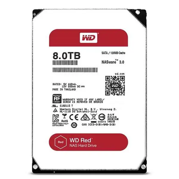 هارد دیسک وسترن دیجیتال قرمز WD Red WD80EFAX ظرفیت 8 ترابایت WD Red WD80EFAX - 3