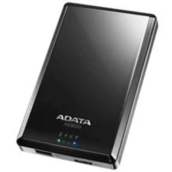 هارد دیسک بی سیم و شارژر همراه ای دیتا مدل دش درایو ایر AE800 ظرفیت 500 گیگابایت Adata DashDrive Air AE800 Wireless HDD and Power Bank - 500GB - 5