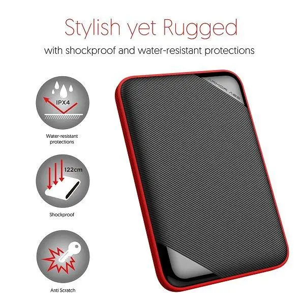 هارد اکسترنال سیلیکون پاور مدل Armor A62S با ظرفیت 2 ترابایت Silicon Power Armor A62S External Hard Drive 2TB - 3