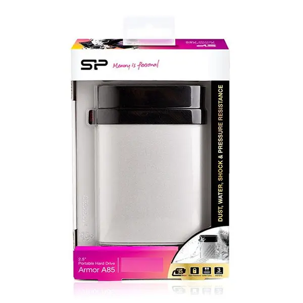 هارددیسک اکسترنال سیلیکون پاور مدل Armor A85 ظرفیت 4 ترابایت Silicon Power Armor A85 External Hard Drive - 4TB - 3