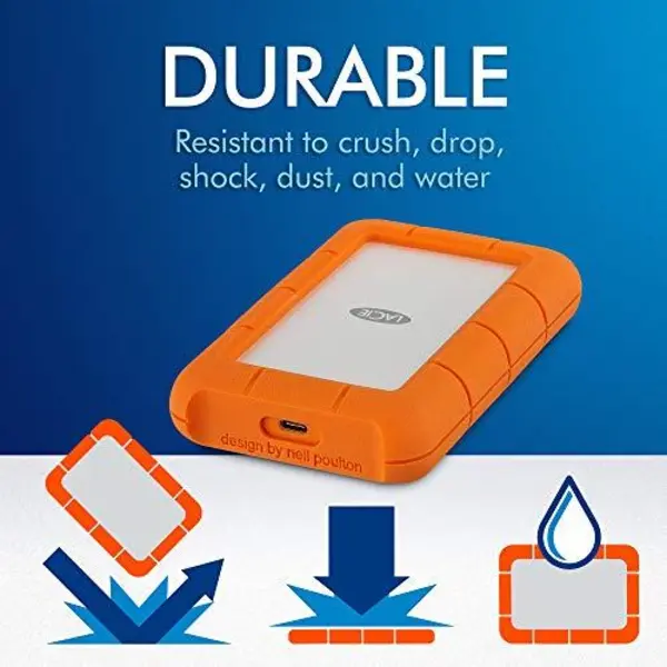 هارد اکسترنال LaCie STFR5000800 5 TB Rugged Mini USB 3.1