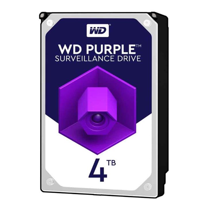 هارد اینترنال وسترن دیجیتال مدل purple ظرفیت 4 ترابایت در حد نو