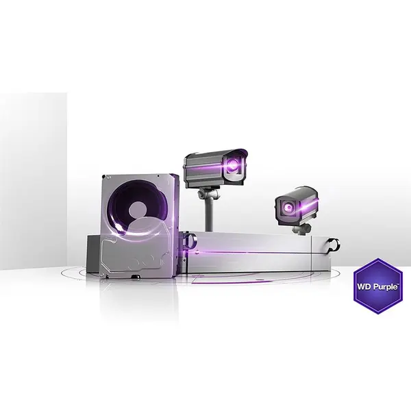 هارد دیسک اینترنال وسترن دیجیتال مدل Purple WD05PURX ظرفیت 500 گیگابایت Hard Disk WD05PURX Western Digital Purple Edition 500GB - 4