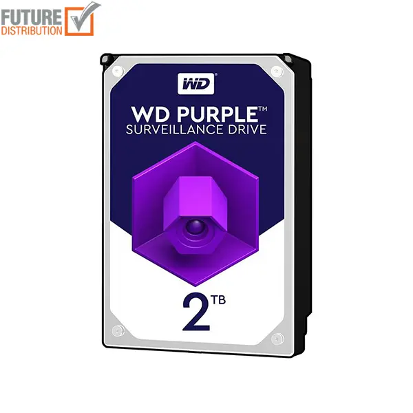هارددیسک اینترنال وسترن دیجیتال سری Purple مدل WD20PURZ ظرفیت 2 ترابایت Western Digital Purple WD20PURZ Internal Hard Disk - 2TB - 4