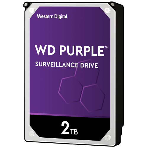 هارددیسک اینترنال وسترن دیجیتال سری Purple مدل WD20PURZ ظرفیت 2 ترابایت Western Digital Purple WD20PURZ Internal Hard Disk - 2TB