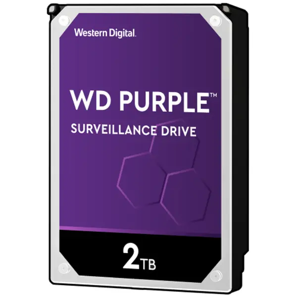 هارددیسک اینترنال وسترن دیجیتال سری Purple مدل WD20PURZ ظرفیت 2 ترابایت Western Digital Purple WD20PURZ Internal Hard Disk - 2TB