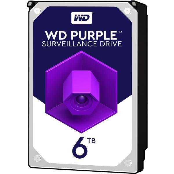 هارددیسک اینترنال وسترن دیجیتال سری Purple مدل WD60PURZ ظرفیت 6 ترابایت Western Digital Purple WD60PURZ Internal Hard Disk - 6TB