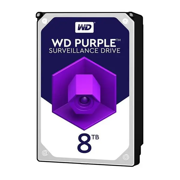 هارددیسک اینترنال وسترن دیجیتال مدل Purple WD82PURZ ظرفیت 8 ترابایت Western Digital Purple WD82PURZ Internal Hard Disk 8TB - 2