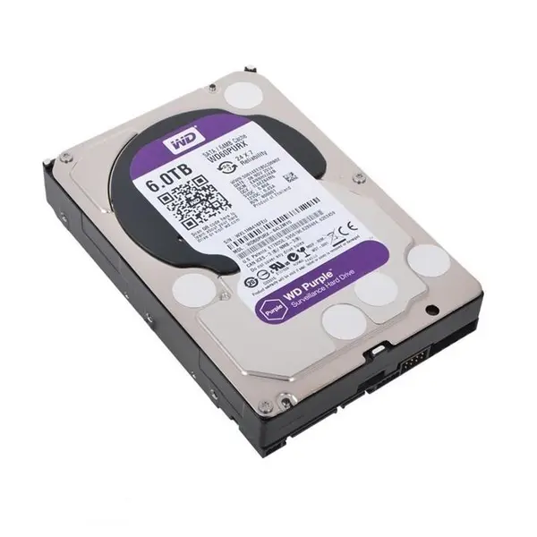 هارددیسک اینترنال وسترن دیجیتال سری Purple ظرفیت ۶ ترابایت Western Digital WD60PURX Purple 6TB Internal Hard Drive - 3