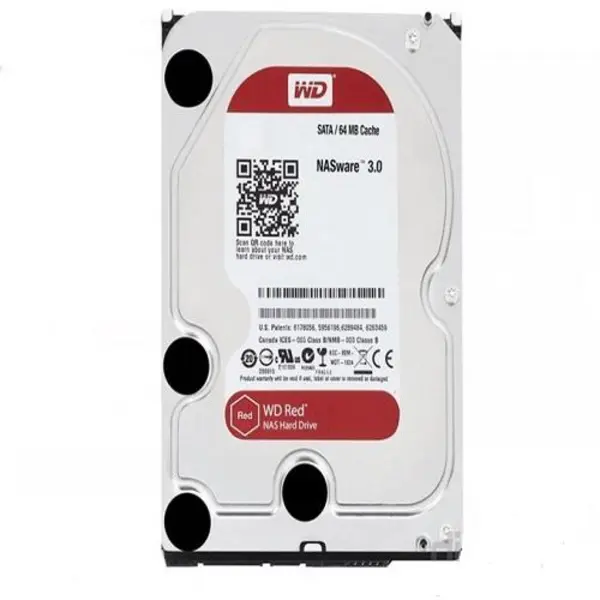 هارد دیسک اینترنال وسترن دیجیتال مدل Red Edition ظرفیت 4 ترابایت 64 مگابایت کش WD40EFRX Western Digital Red Edition 4TB 64MB Cache Internal Hard Drive WD40EFRX - 3