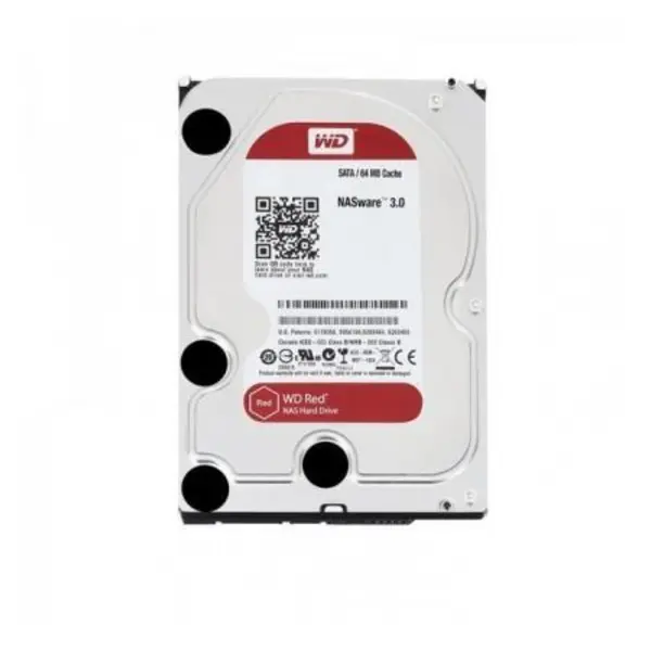 هارد دیسک اینترنال وسترن دیجیتال مدل Red Edition ظرفیت 4 ترابایت 64 مگابایت کش WD40EFRX Western Digital Red Edition 4TB 64MB Cache Internal Hard Drive WD40EFRX - 4
