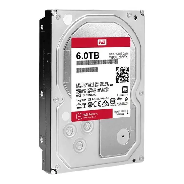 هارددیسک اینترنال وسترن دیجیتال سری قرمز مدل Red Pro WD6002FFWX ظرفیت 6 ترابایت Western Digital Red Pro WD6002FFWX Internal Hard Drive - 6TB - 2