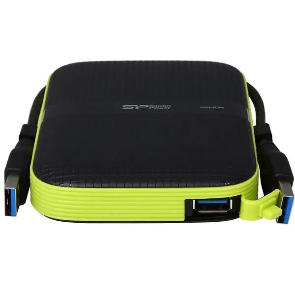 هارددیسک اکسترنال Silicon Power مدل آرمور A60 ظرفیت 2 ترابایت Silicon Power Armor A60 External Hard Drive - 2TB - 4