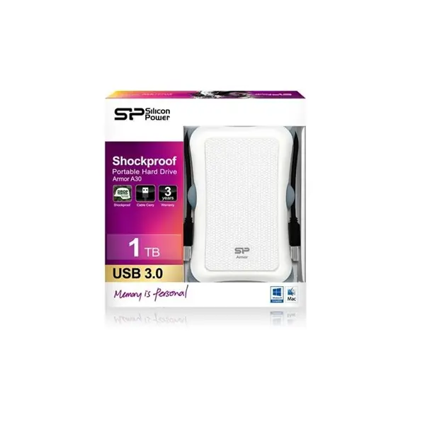 هارددیسک اکسترنال Silicon Power مدل آرمور A30 ظرفیت 1 ترابایت Silicon Power Armor A30 External Hard Drive - 1TB - 2