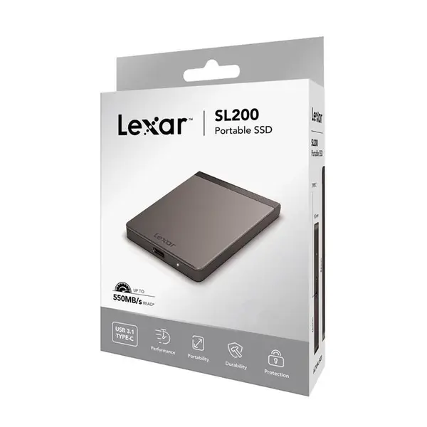 اس اس دی اکسترنال لکسار مدل SL200 ظرفیت 512 گیگابایت SL200 512GB External SSD - 3
