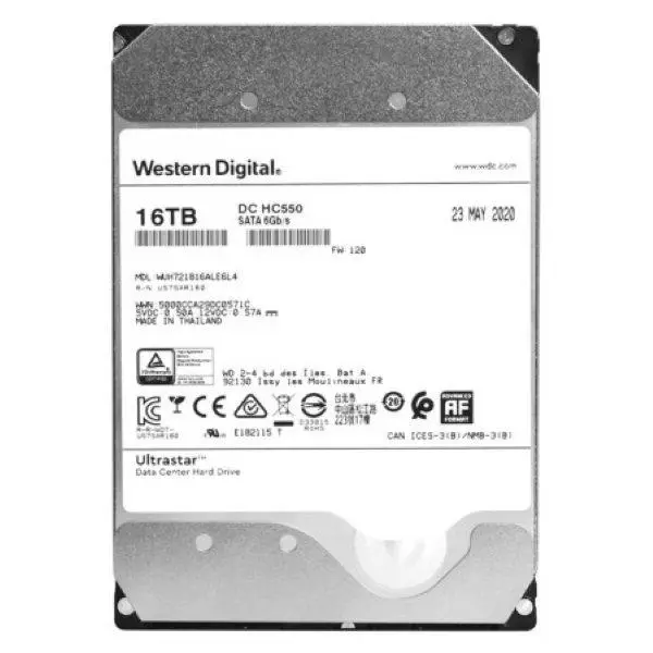 هارد اینترنال وسترن دیجیتال Ultrastar DC HC550 16TB Western Digital Ultrastar DC HC550 16TB Data Center Internal Hard Drive - 3