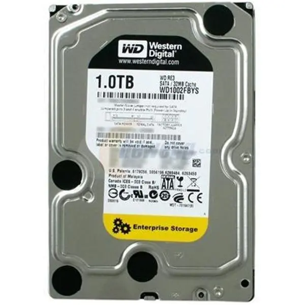 هارددیسک اینترنال وسترن دیجیتال مدل WD1002FBYS ظرفیت 1 ترابایت Western Digital RE3 WD1002FBYS 1TB 32MB Cache Internal Hard Drive - 5