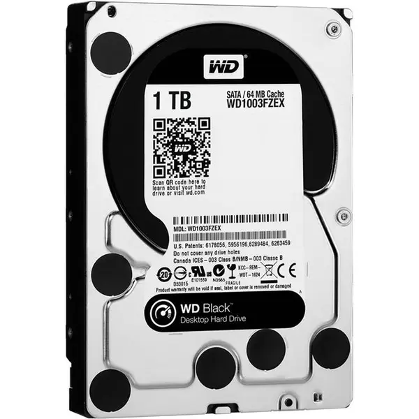 هارددیسک اینترنال وسترن دیجیتال سری مدل WD1003FZEX ظرفیت 1 ترابایت Western Digital Black WD1003FZEX Internal Hard Drive - 1TB - 5