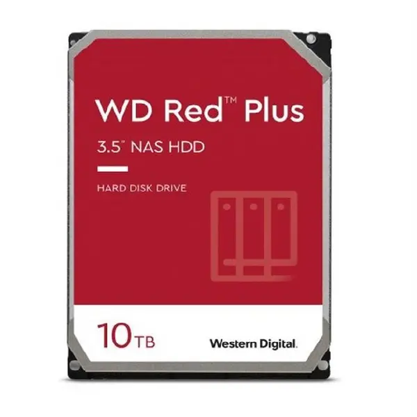 هارددیسک اینترنال وسترن دیجیتال سری رد پلاس مدل WD101EFBX ظرفیت 10 ترابایت Western Digital WD101EFBX Red Plus 10TB 3.5" 5400rpm 256MB Internal Hard Drive - 3