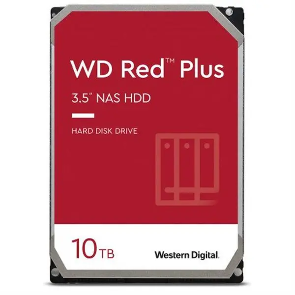 هارددیسک اینترنال وسترن دیجیتال سری رد پلاس مدل WD101EFBX ظرفیت 10 ترابایت Western Digital WD101EFBX Red Plus 10TB 3.5" 5400rpm 256MB Internal Hard Drive - 5