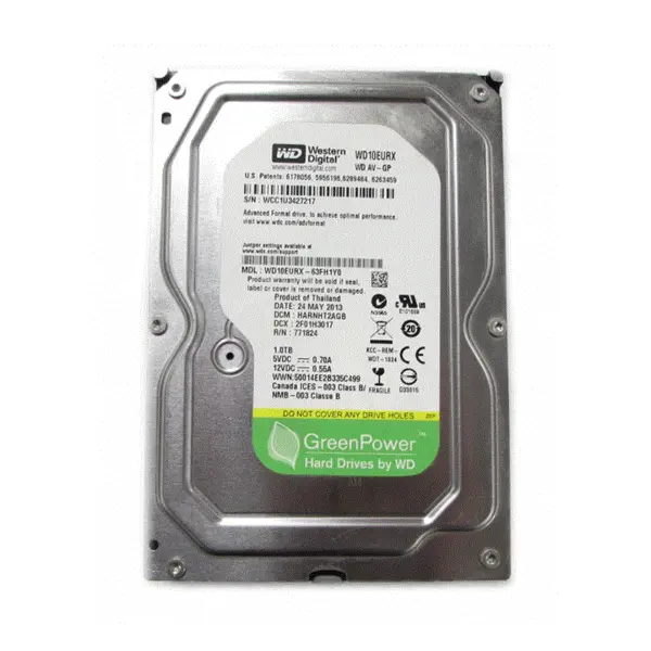 هارددیسک اینترنال وسترن دیجیتال سری سبز مدل WD10EURX ظرفیت 1 ترابایت هارددیسک اینترنال وسترن دیجیتال سری سبز مدل WD10EURX ظرفیت 1 ترابایت - 4