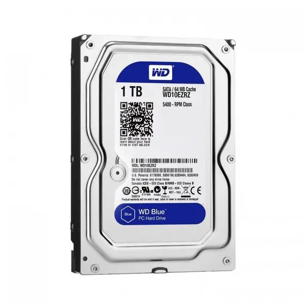 هارددیسک اینترنال وسترن دیجیتال سری آبی مدل WD10EZRZ ظرفیت 1 ترابایت Western Digital Blue WD10EZRZ Internal Hard Drive - 1TB