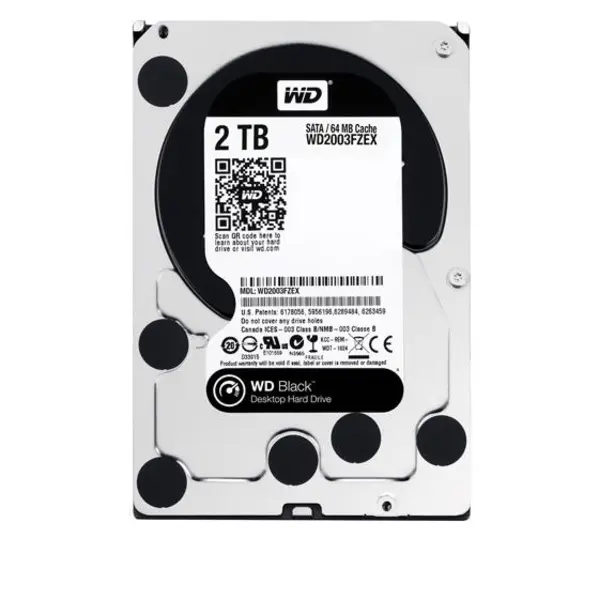 هارددیسک اینترنال وسترن دیجیتال سری مدل WD2003FZEX ظرفیت 2 ترابایت Western Digital Black WD2003FZEX Internal Hard Drive - 2TB - 3